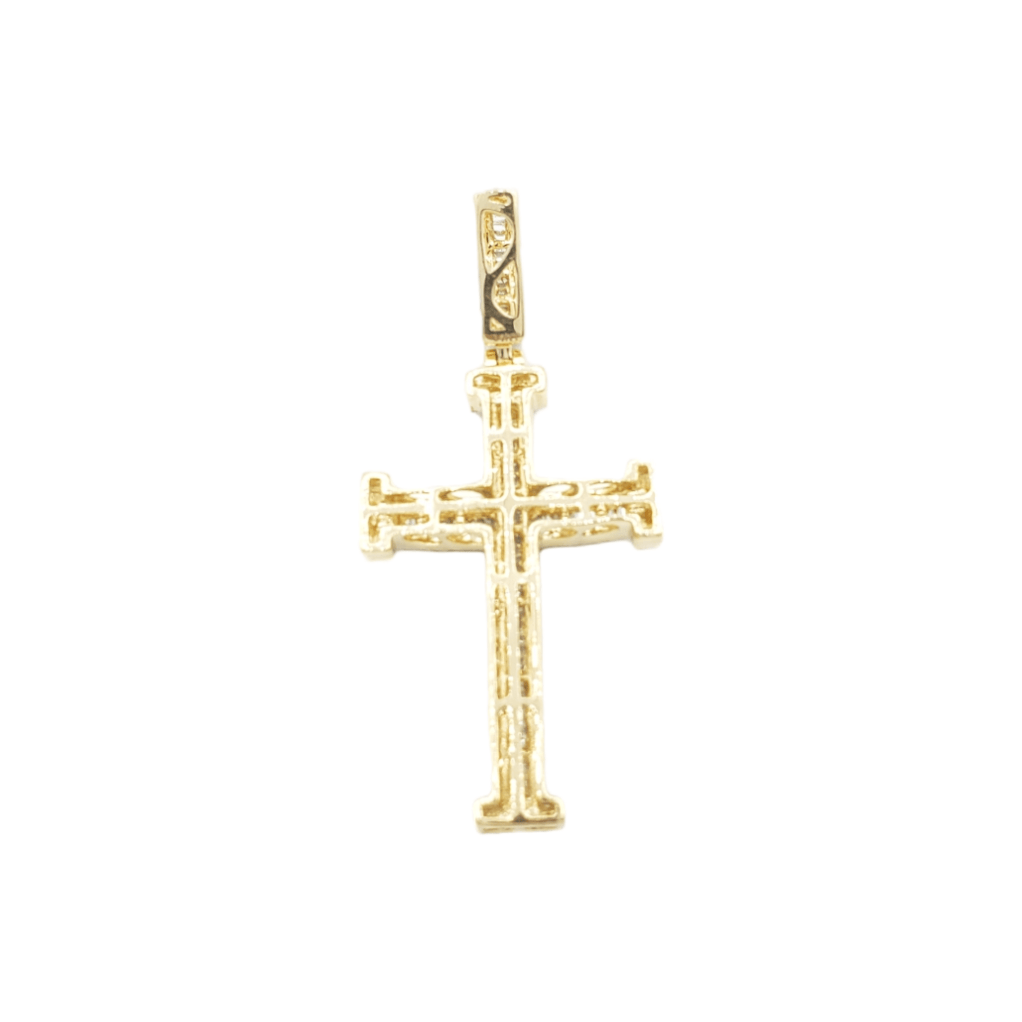 2.0 14k Diamond Cross With 1.31 Carats Of Diamonds #24047