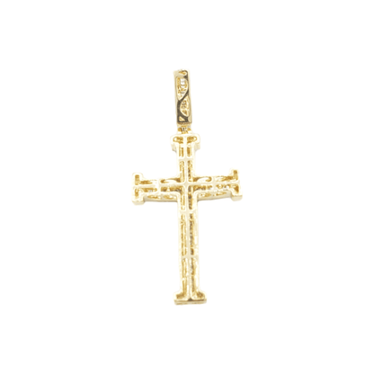 2.0 14k Diamond Cross With 1.31 Carats Of Diamonds #24047