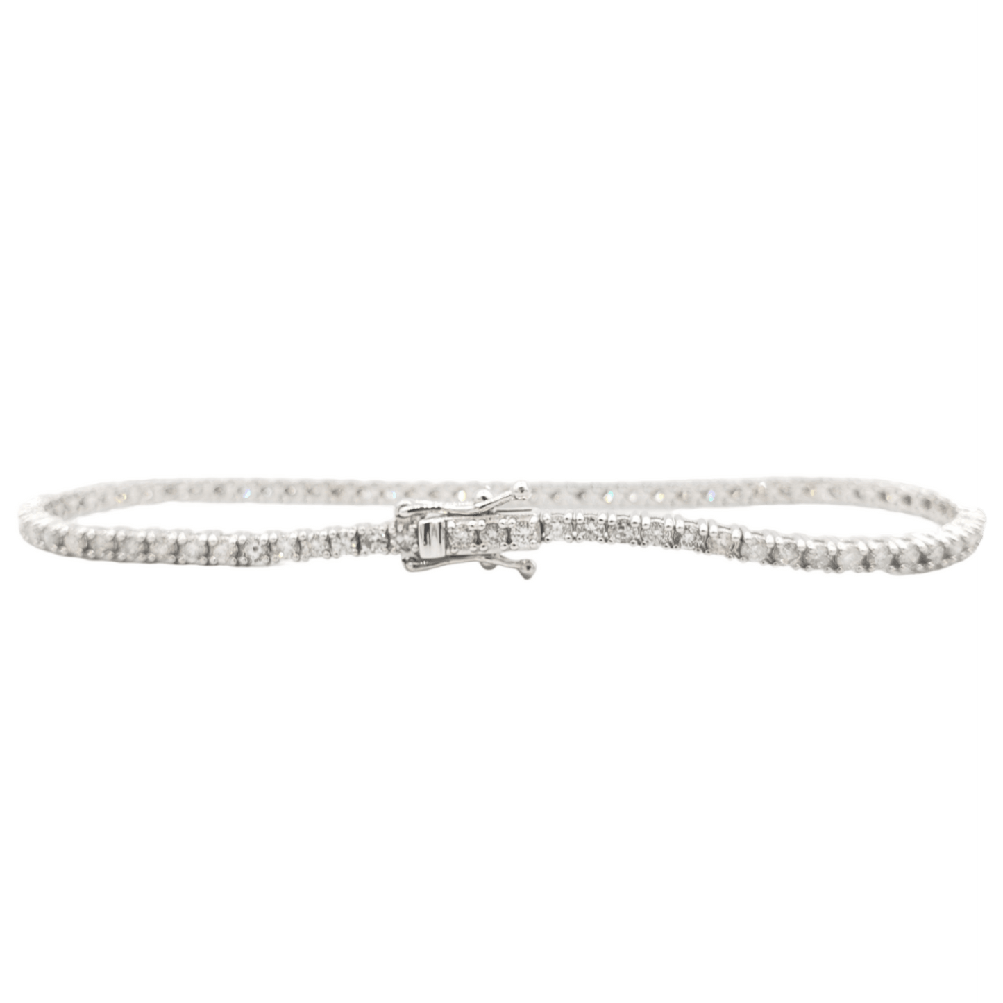 14k 1.5mm Diamond Tennis Bracelet #25592