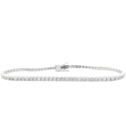 14k 1.5mm Diamond Tennis Bracelet #25592