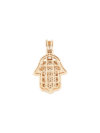 14k Eye Diamond Hamsa With 1.91 Carats Of Diamonds #10864