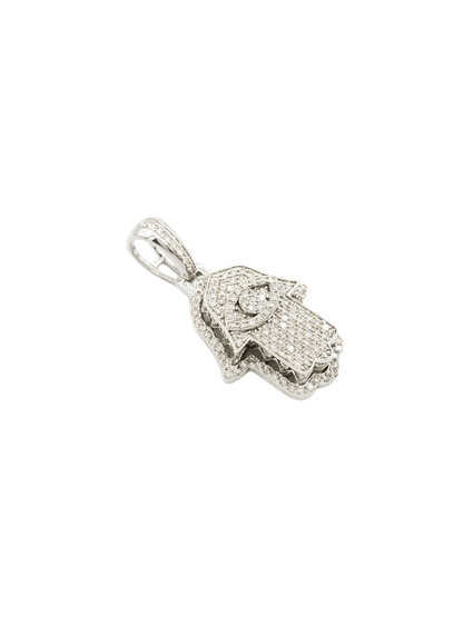 14k Eye Diamond Hamsa With 1.91 Carats Of Diamonds #10864