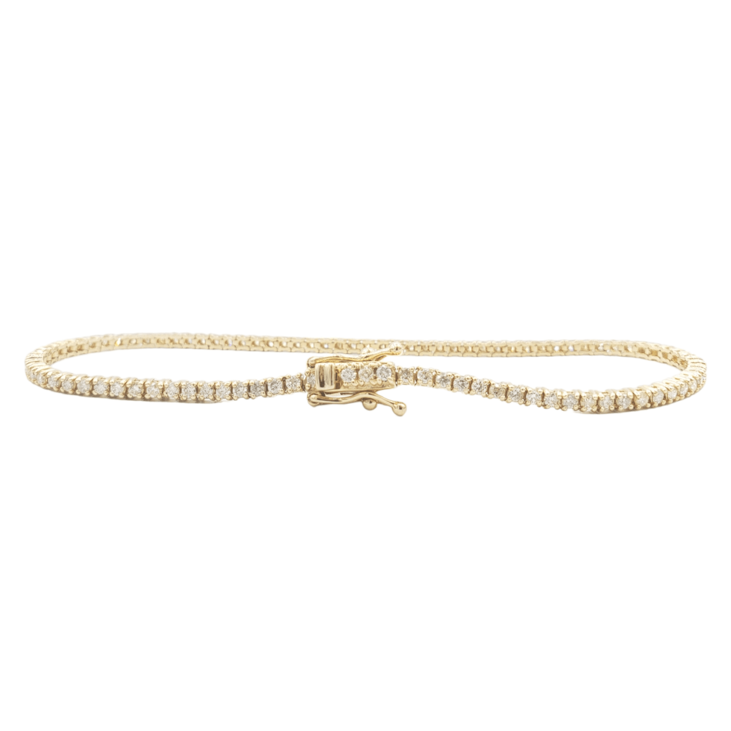 14k 1.5mm Diamond Tennis Bracelet #25592