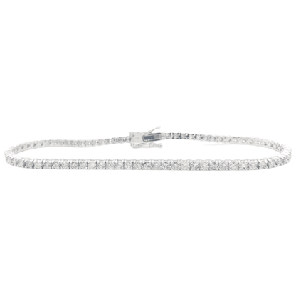 14k 2mm Diamond Tennis Bracelet #25893