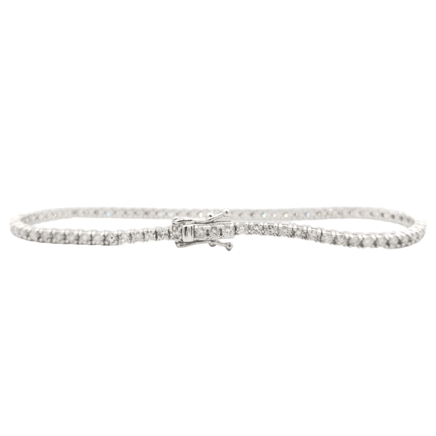 14k 2mm Diamond Tennis Bracelet #25893