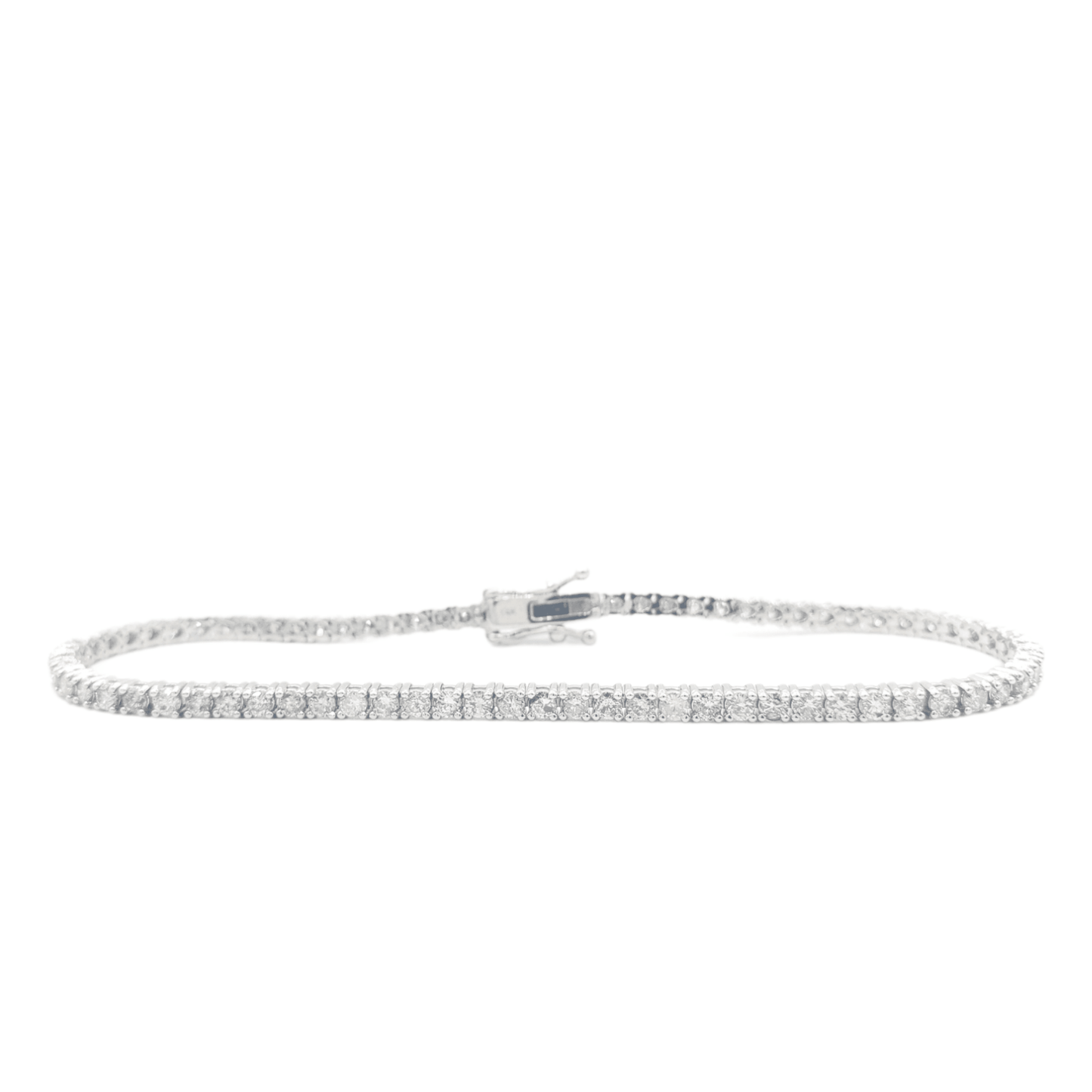 14k 2mm Diamond Tennis Bracelet #25893