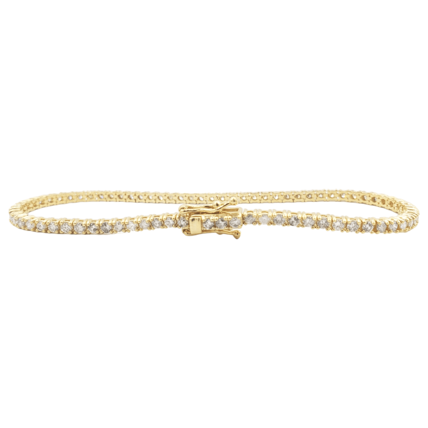 14k 2.8mm Diamond Tennis Bracelet #24595