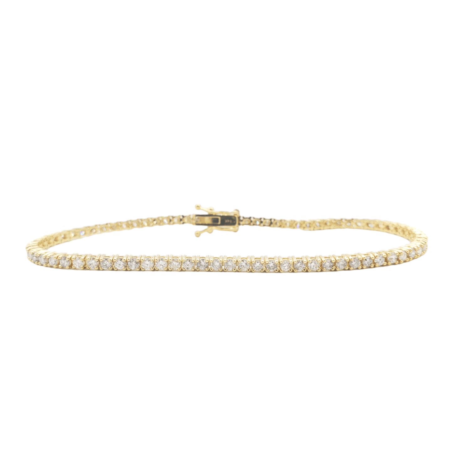 14k 2.8mm Diamond Tennis Bracelet #24595