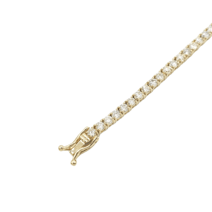 14k 3.0mm Diamond Tennis Bracelet #24594