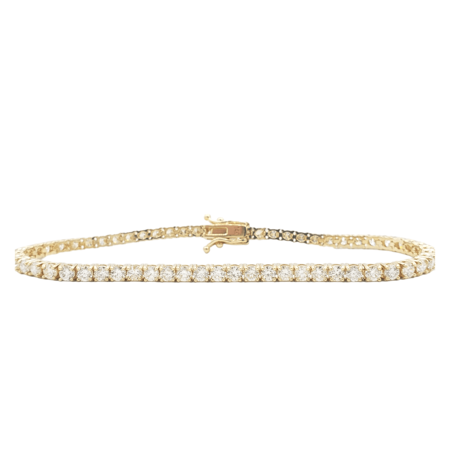 14k 3.0mm Diamond Tennis Bracelet #24594