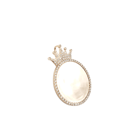 14k Crown Diamond Picture Pendant With 2.47 Carats Of Diamonds #14578
