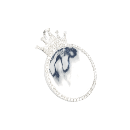 14k Crown Diamond Picture Pendant With 2.47 Carats Of Diamonds #14578