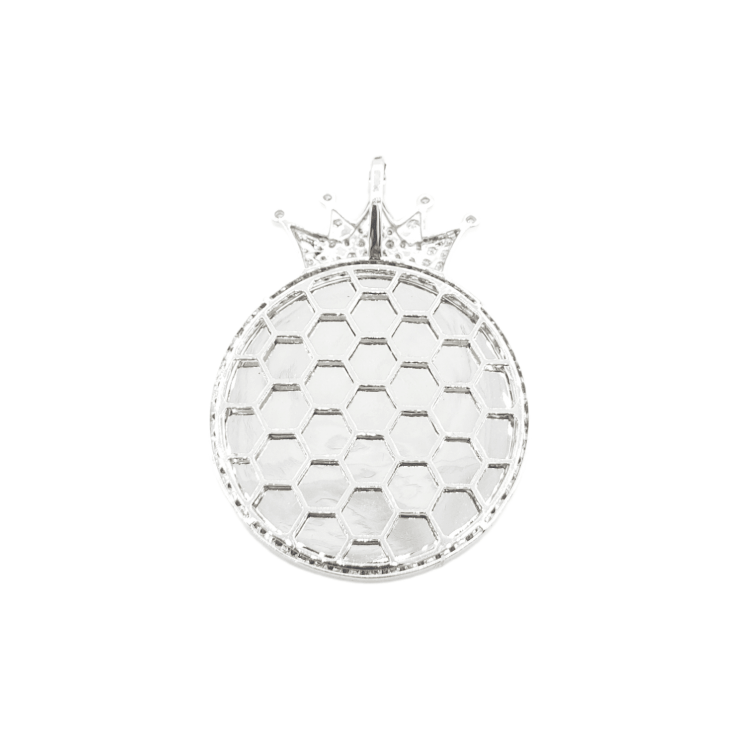 14k Crown Diamond Picture Pendant With 2.47 Carats Of Diamonds #14578