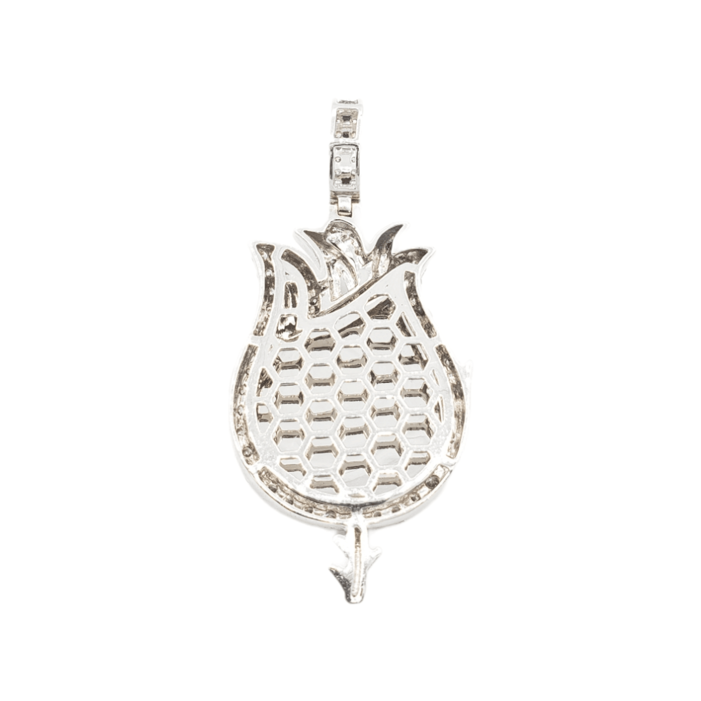 14k Flame Diamond Picture Pendant With 1.95 Carats Of Diamonds #20020