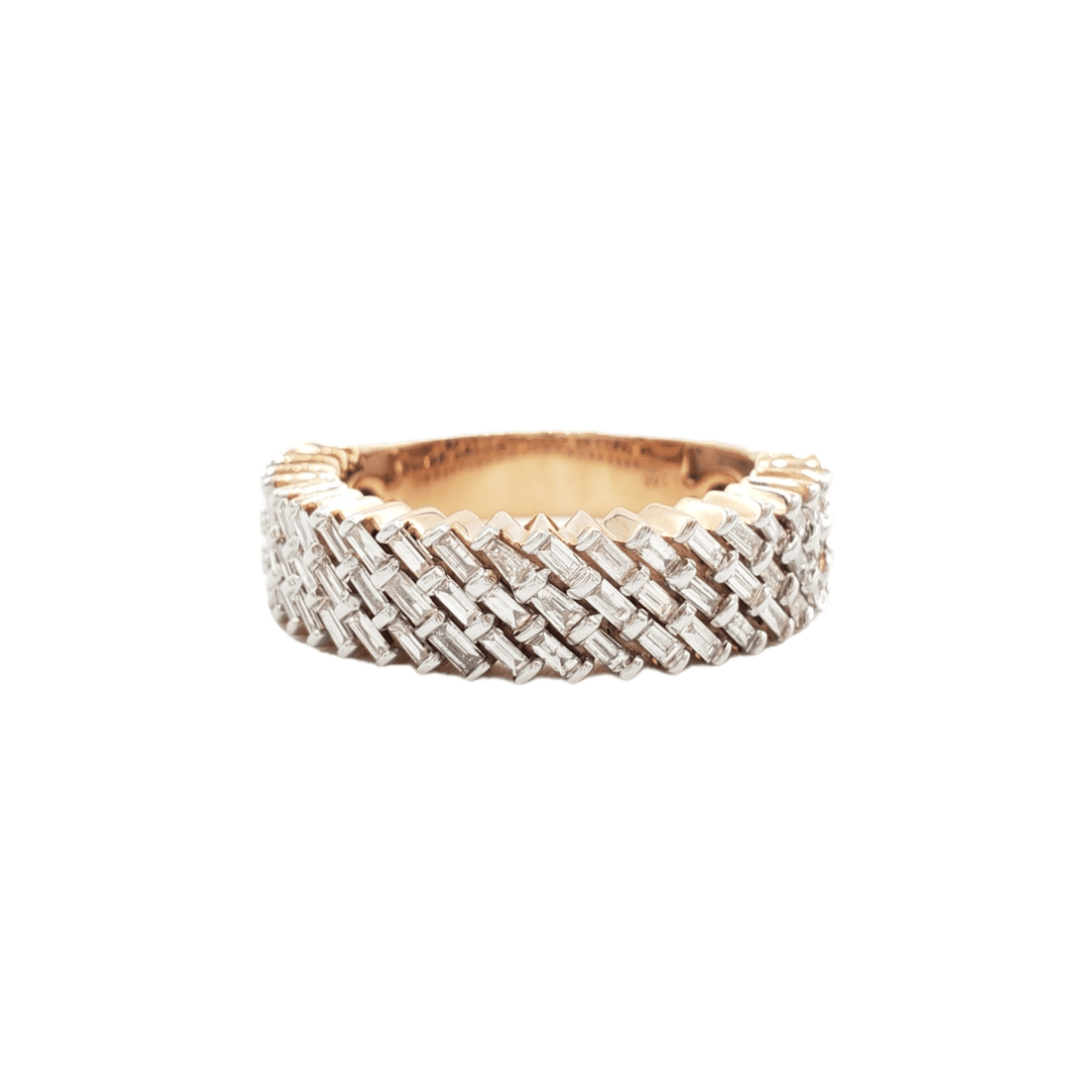 14k Baguette Diamond Ring With 1.87 Carats Of Diamonds #20653