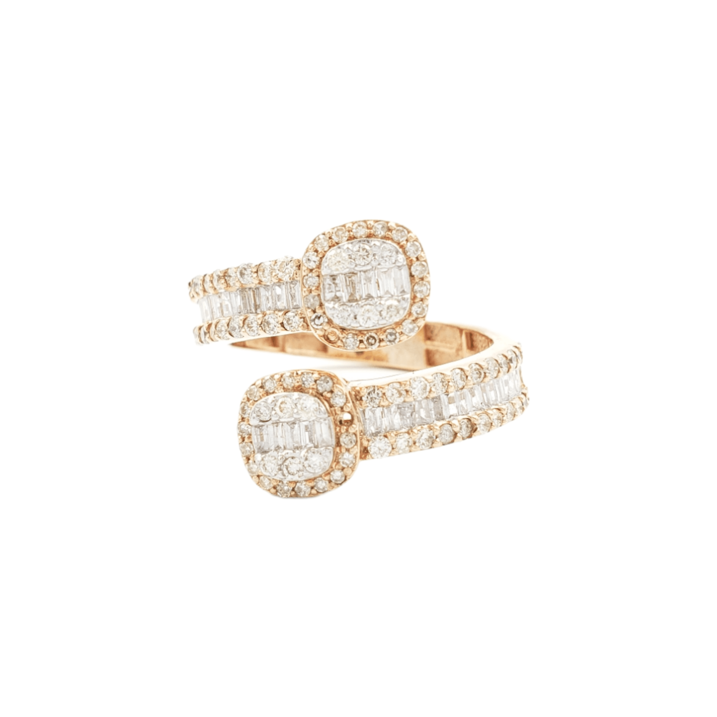 14k Baguette Diamond Band With 1.60 Carats Of Diamonds #23214