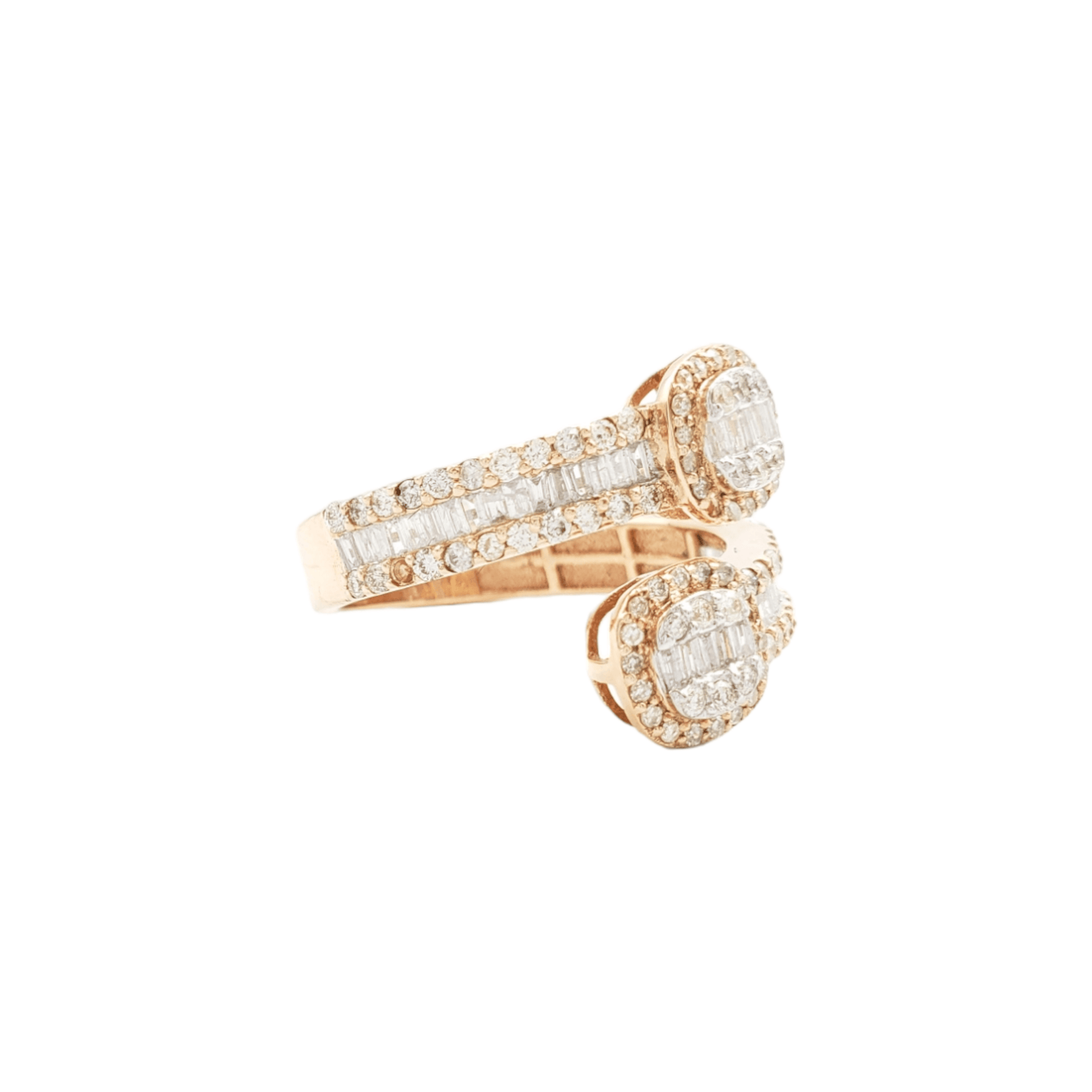 14k Baguette Diamond Band With 1.60 Carats Of Diamonds #23214