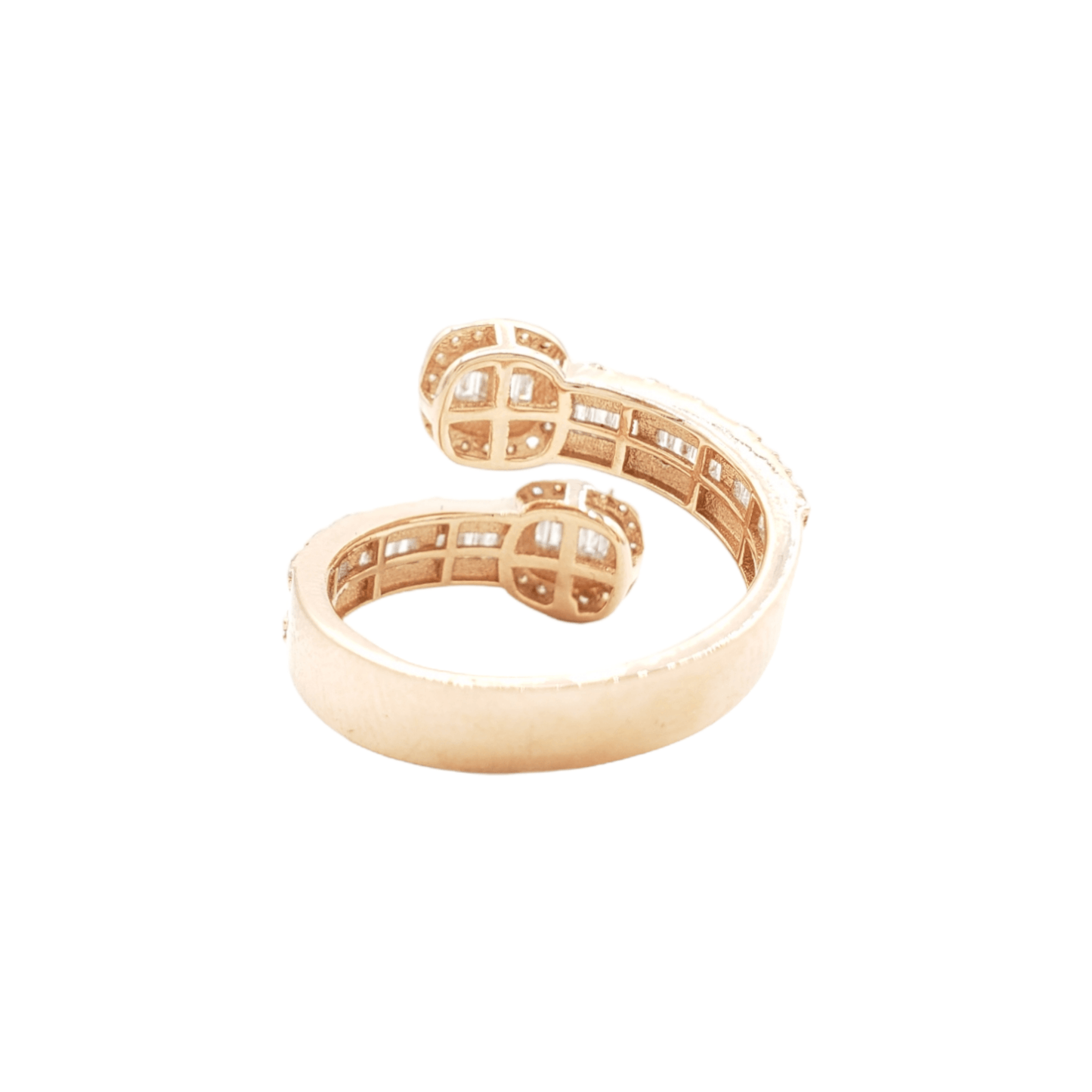 14k Baguette Diamond Band With 1.60 Carats Of Diamonds #23214