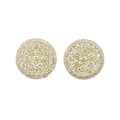 14k Gold Diamond Earrings #22604