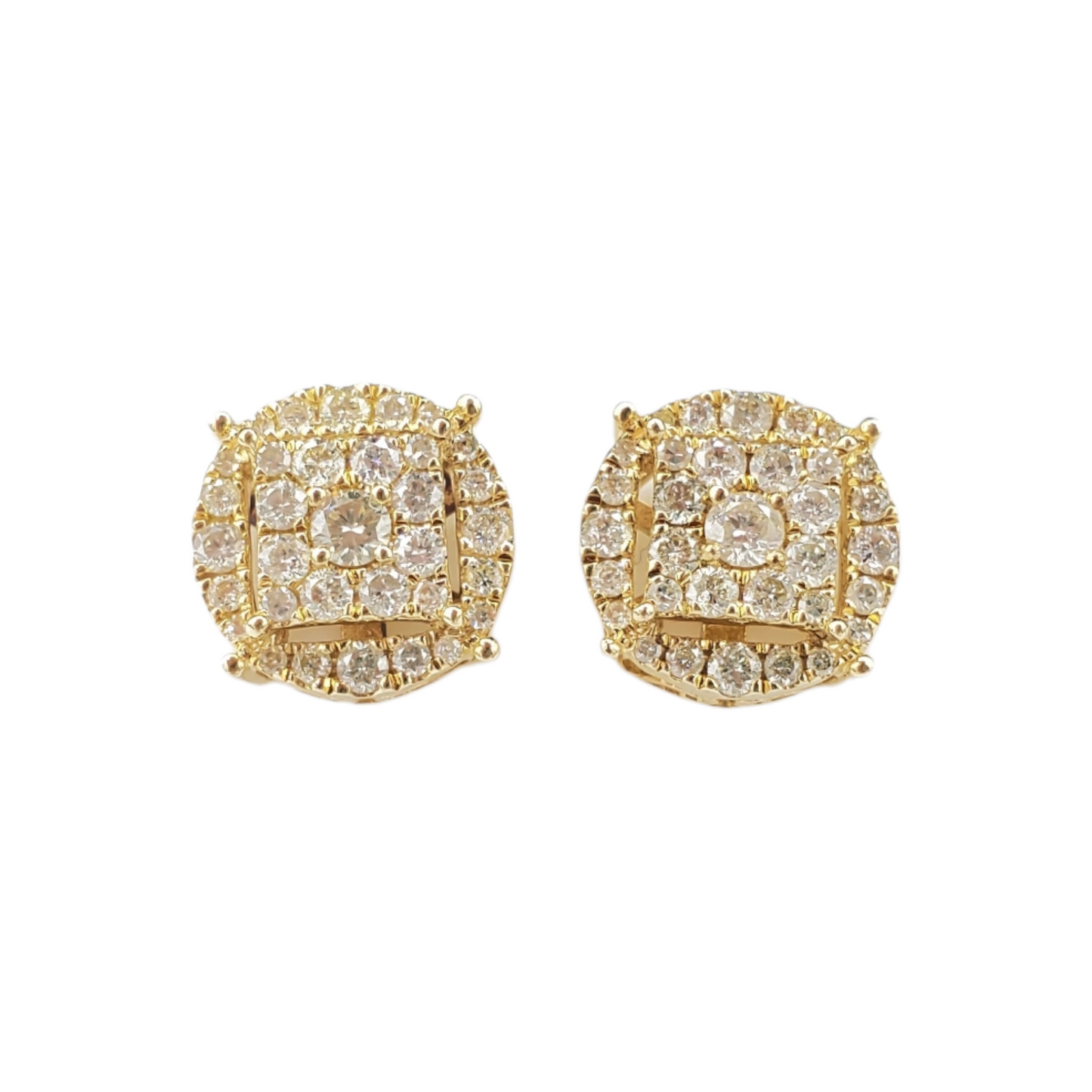 14k Gold Diamond Earrings #25903