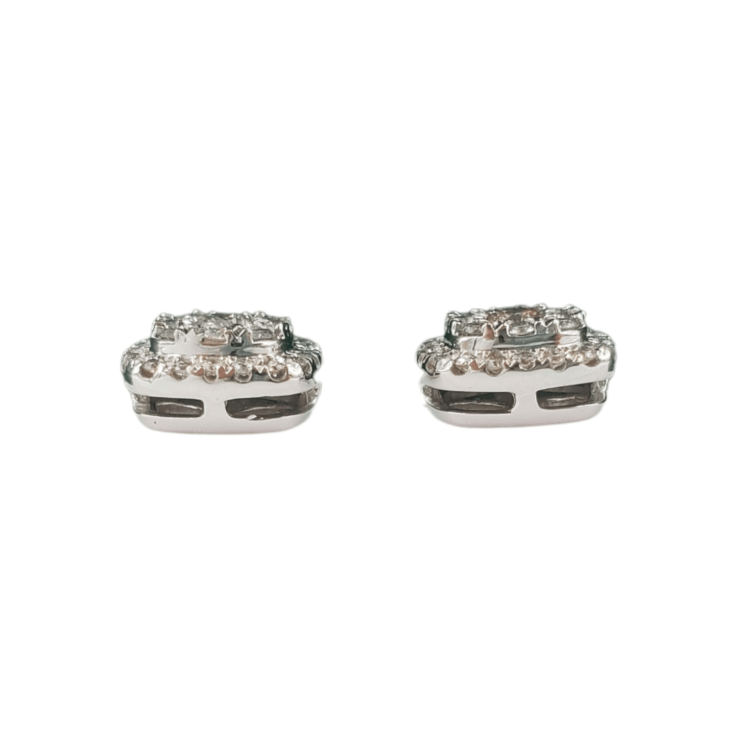 14k Gold Diamond Earrings #14616