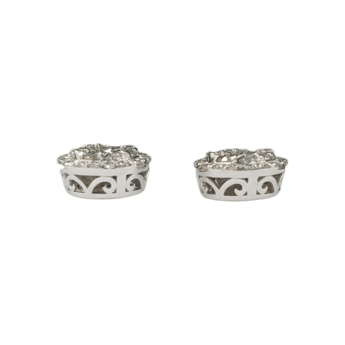 14k Gold Circle Earrings #19999