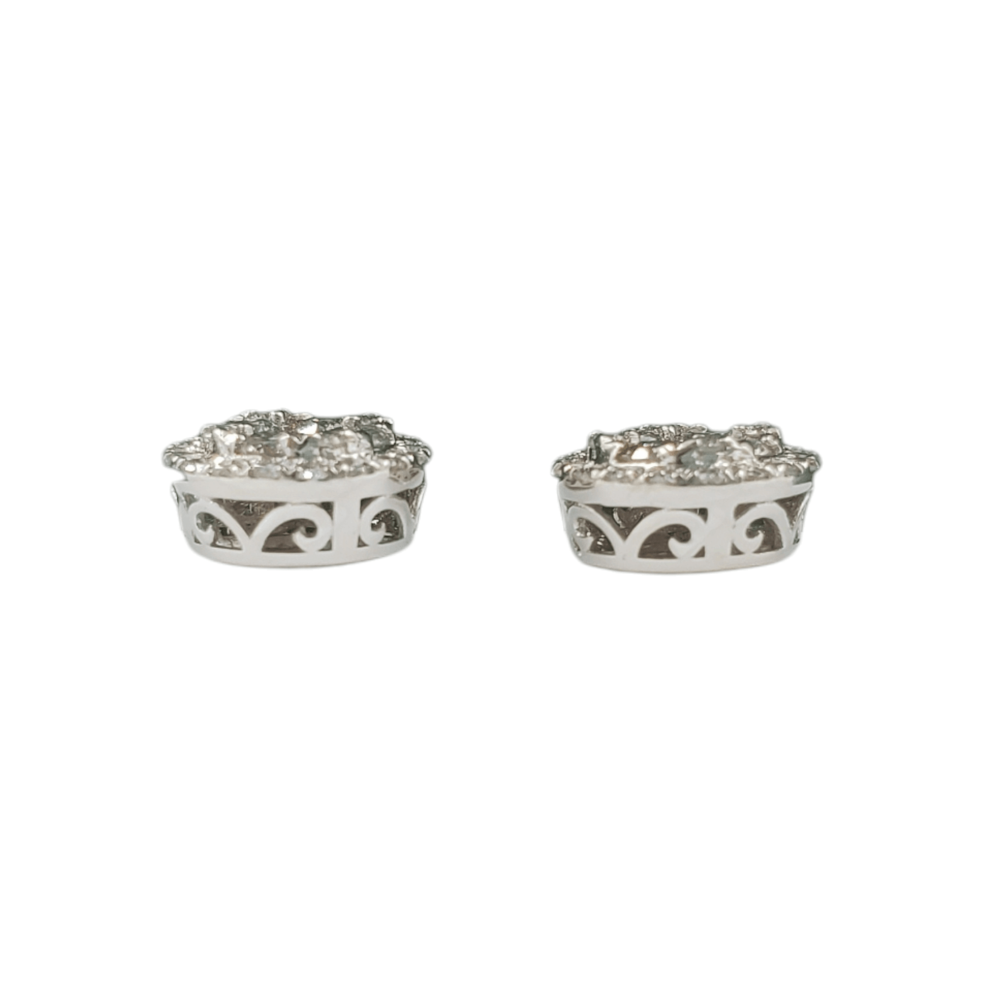 14k Gold Circle Earrings #19999