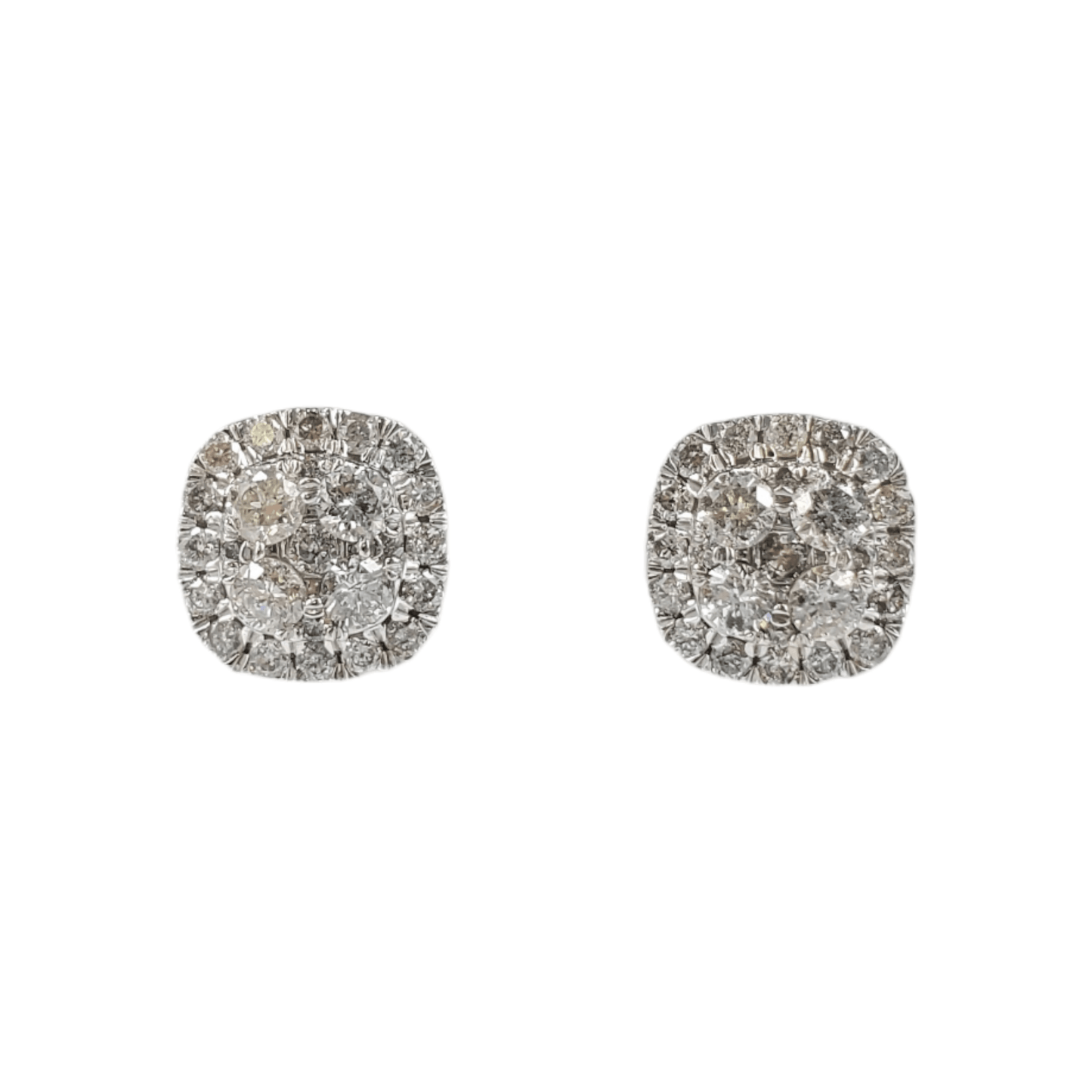 14k Gold Diamond Earrings #10553