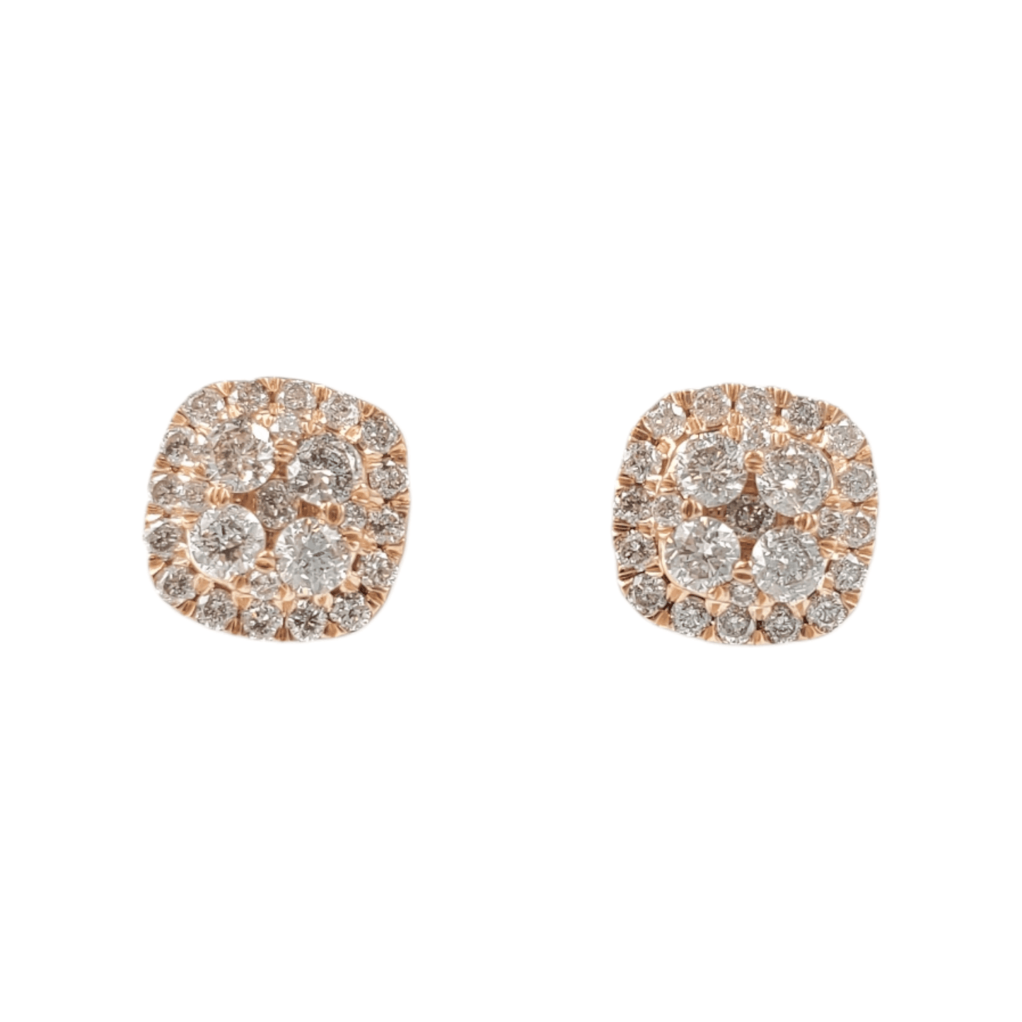 14k Gold Diamond Earrings #10553