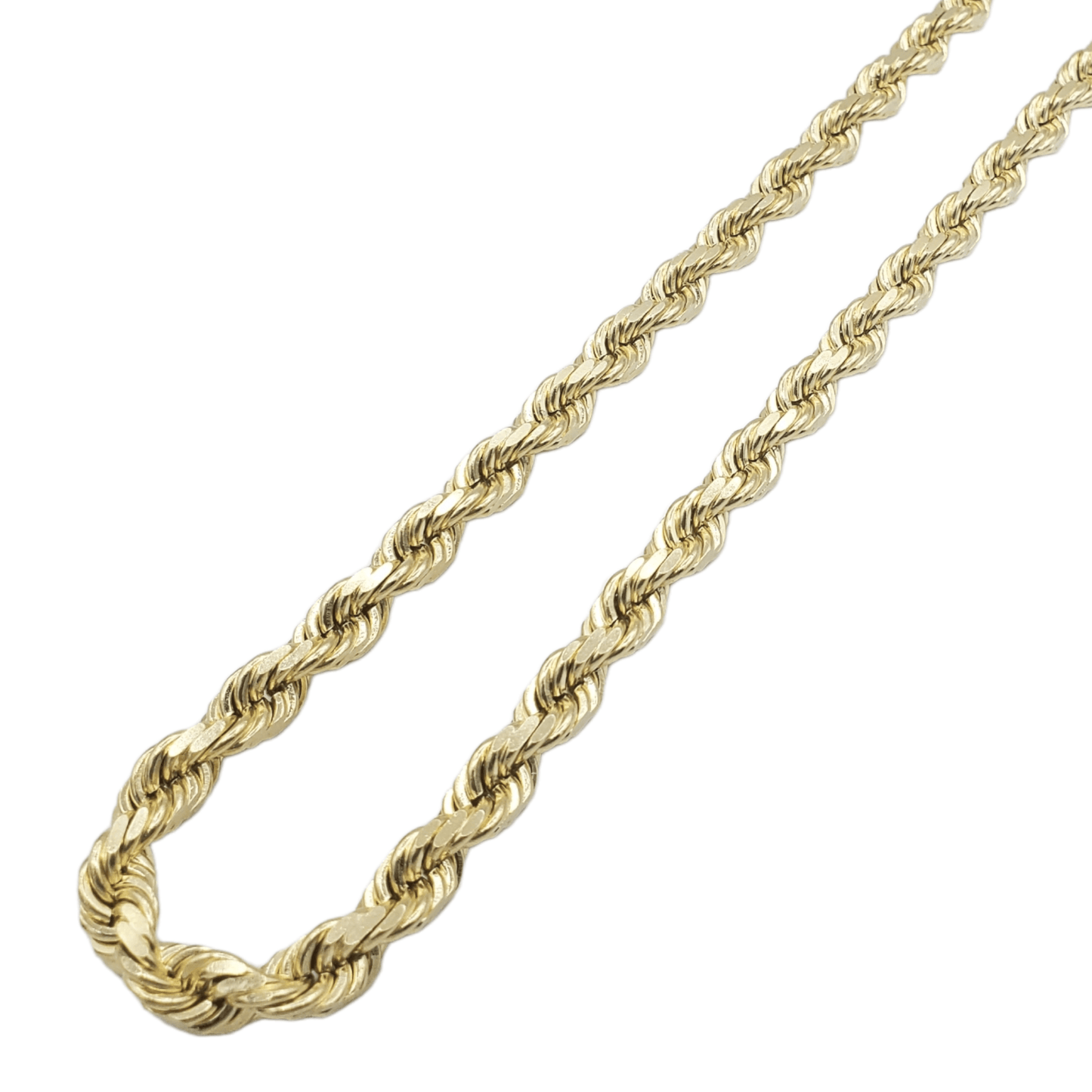 14K Gold- Solid Rope Chain (Yellow Gold) Fantastic Jewelry NYC