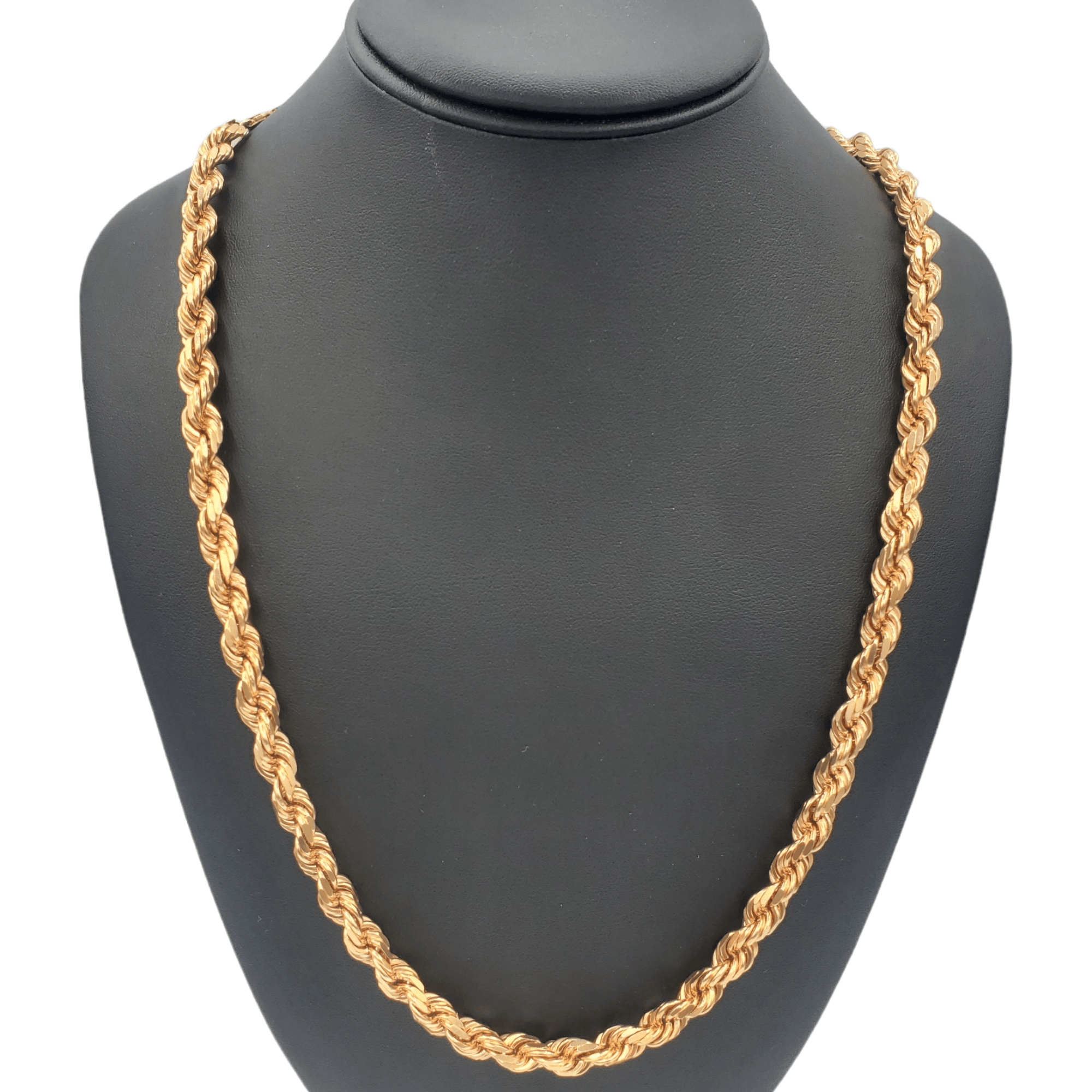 14K Gold- Solid Rope Chain (Rose Gold) Fantastic Jewelry NYC
