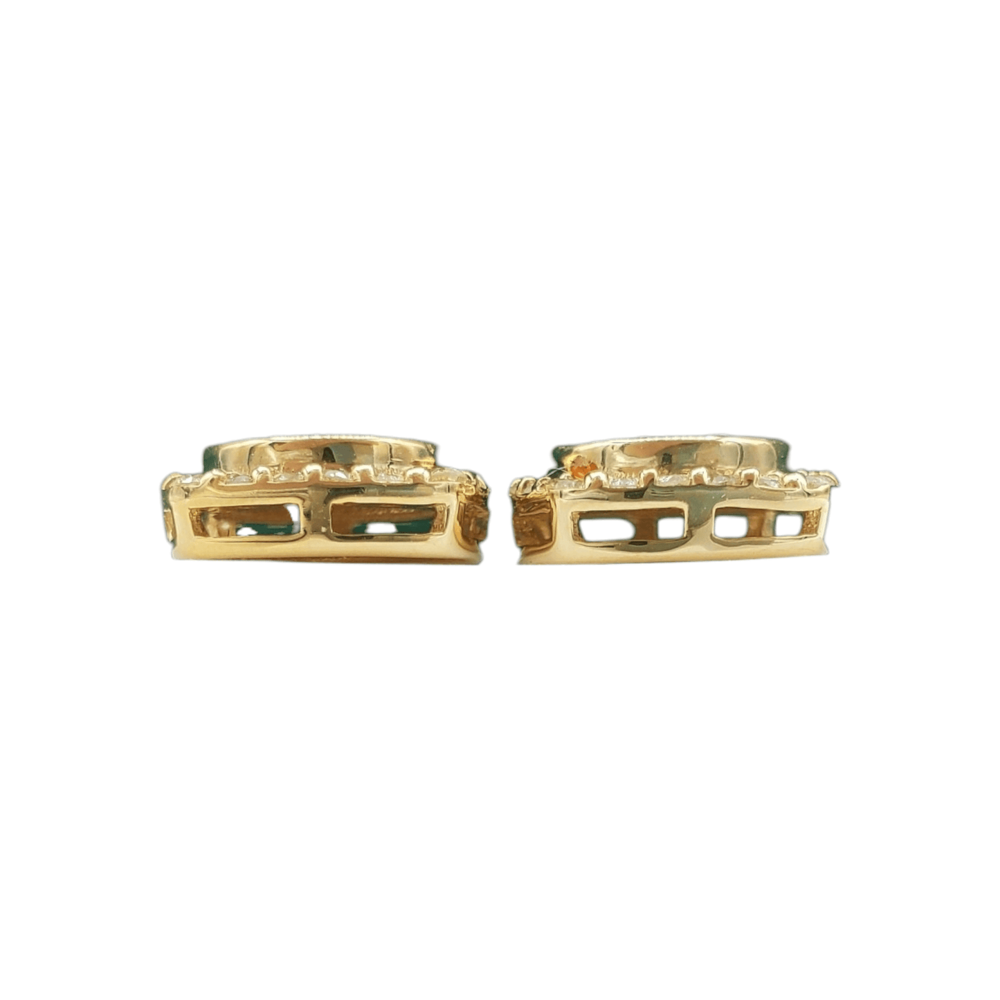 10k Gold Diamond Earrings #20205