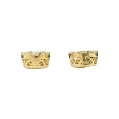 10k Gold Diamond Earrings #15707