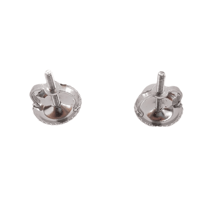 10k Gold Baguette Diamond Square Earrings #21798