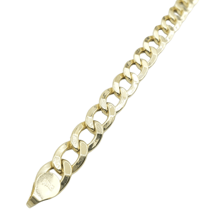 10k Hollow Gold Cuban Bracelets