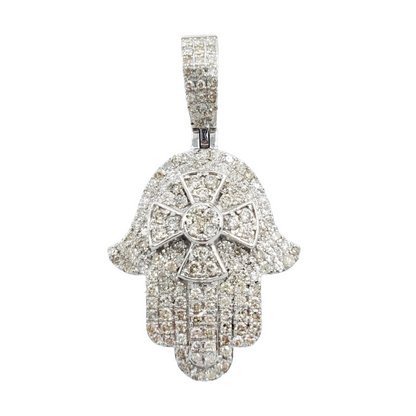 14k Diamond Hamsa With 1.20 Carats Of Diamonds #23594