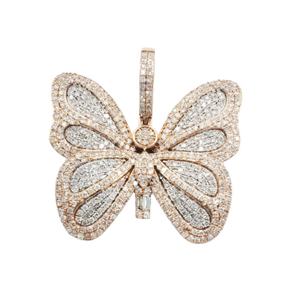 14k Diamond Butterfly With 2.55 Carats Of Diamonds #24070