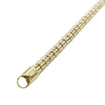 14K Yellow Gold- Ice Bracelet