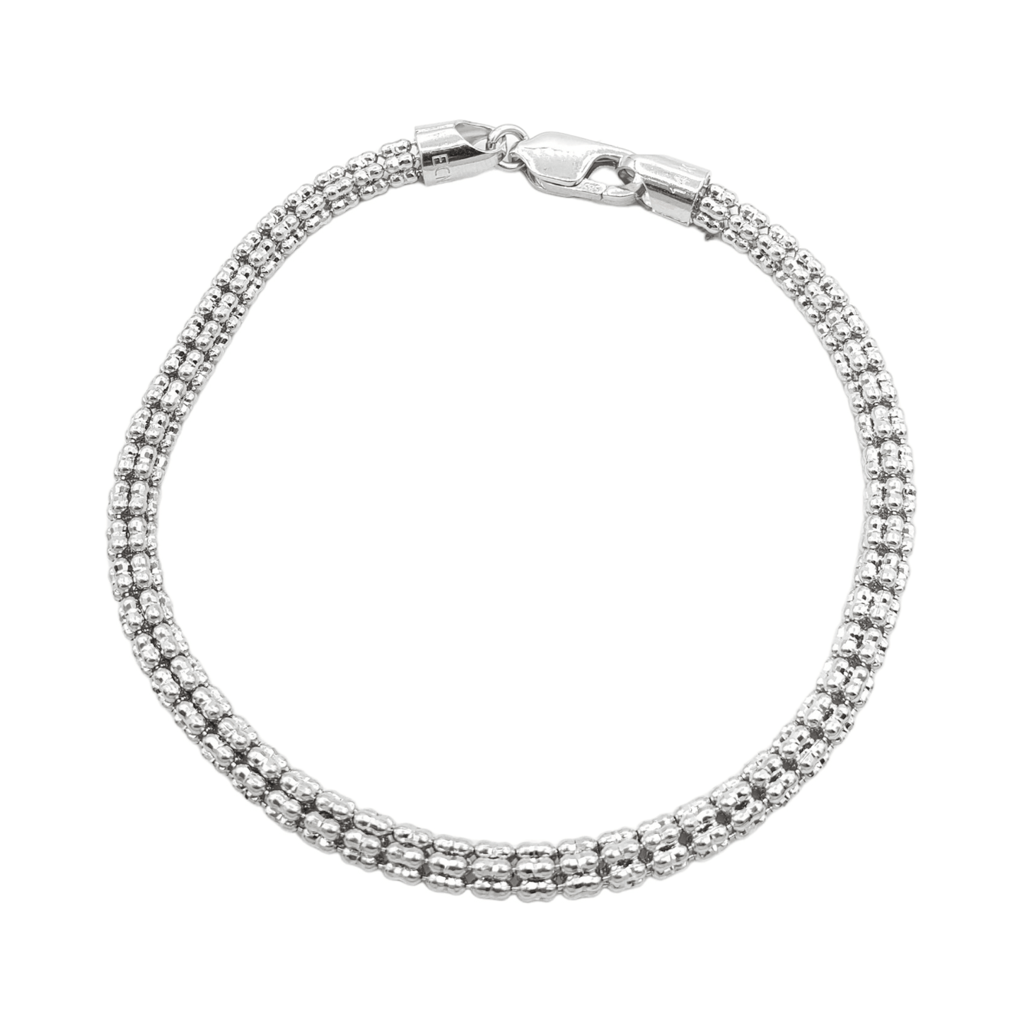 14K White Gold- Ice Bracelet