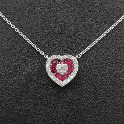 14k Diamond Heart With .55 Carats of Diamonds  #26540