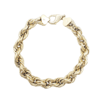 14K Gold- Hollow Rope Bracelet