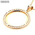 Picture Pendant | 14K Gold With Cz