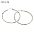 14K Gold Round Hoop Earrings