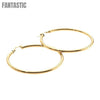 Round Hoop Earrings | Ladies | 14K Gold