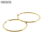 Round Hoop Earrings | Ladies | 14K Gold - Fantastic Jewelry NYC