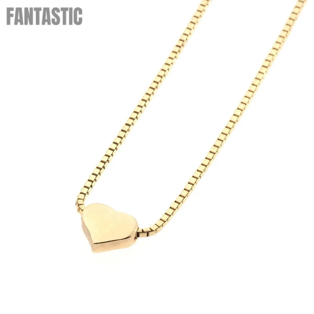 Small Heart  Charm Necklace | 14K Gold - Fantastic Jewelry NYC