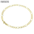 14K Gold Figaro Bracelet