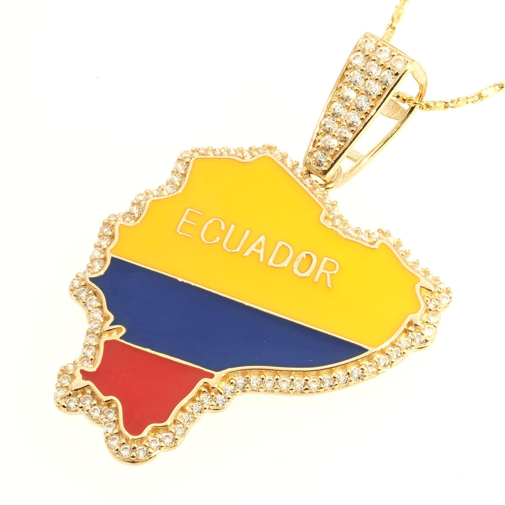 Map-Flag Pendant