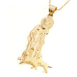 Saint Lazarus Pendant | 14K Gold