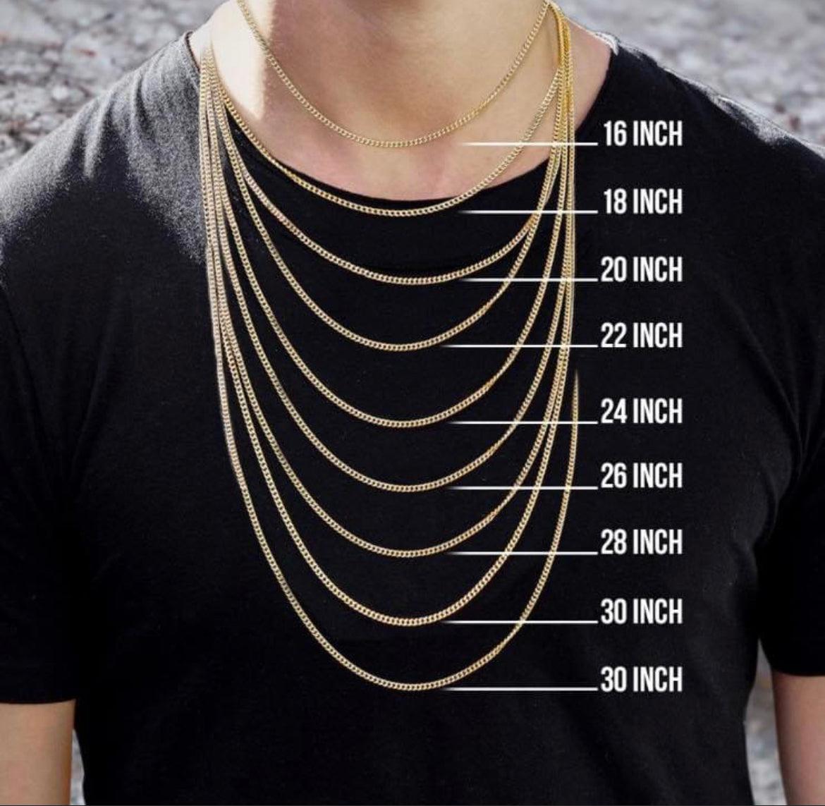 14K Semi-Solid Miami Cuban Link Chain Yellow Gold Fantastic Jewelry NYC